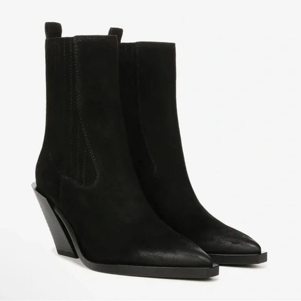 Sam Edelman Black Heeled Boots